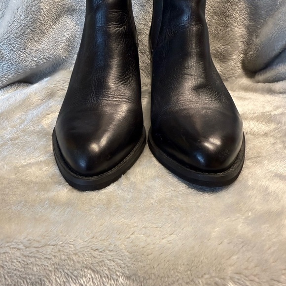 Tony Bianco Fraya Black Leather Ankle Boots - Picture 6 of 12